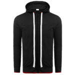 Black Casual Hoodie for men & women's